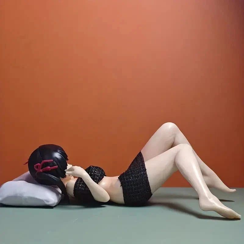 Anime Figur Hentai Girl liegend mit Kissen – Bild 5