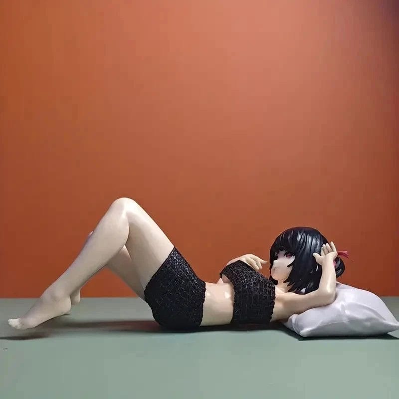 Anime Figur Hentai Girl liegend mit Kissen – Bild 4