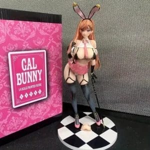 Anime Figur Hentai Gal Bunny Girl Pink Cat CAST OFF